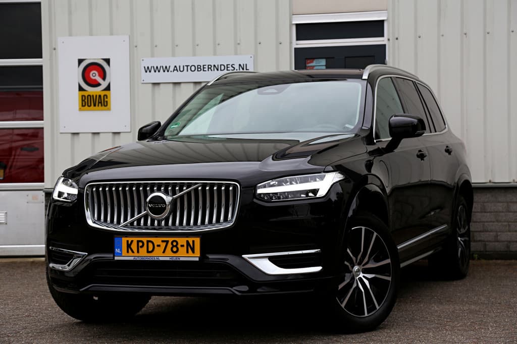 Volvo XC90 2.0 T8 Recharge AWD Core Bright Longe Range*Perfect Volvo Onderh.*Pilot ass./ACC/Elek. Trekhaak/Leder/Stoelverw.V+A/Stuurverw./Apple Carplay-Android/H&K/Dodehoek/Full LED/Camera/Parkeersens.V+A/19 inch LM* — foto 1 van 25