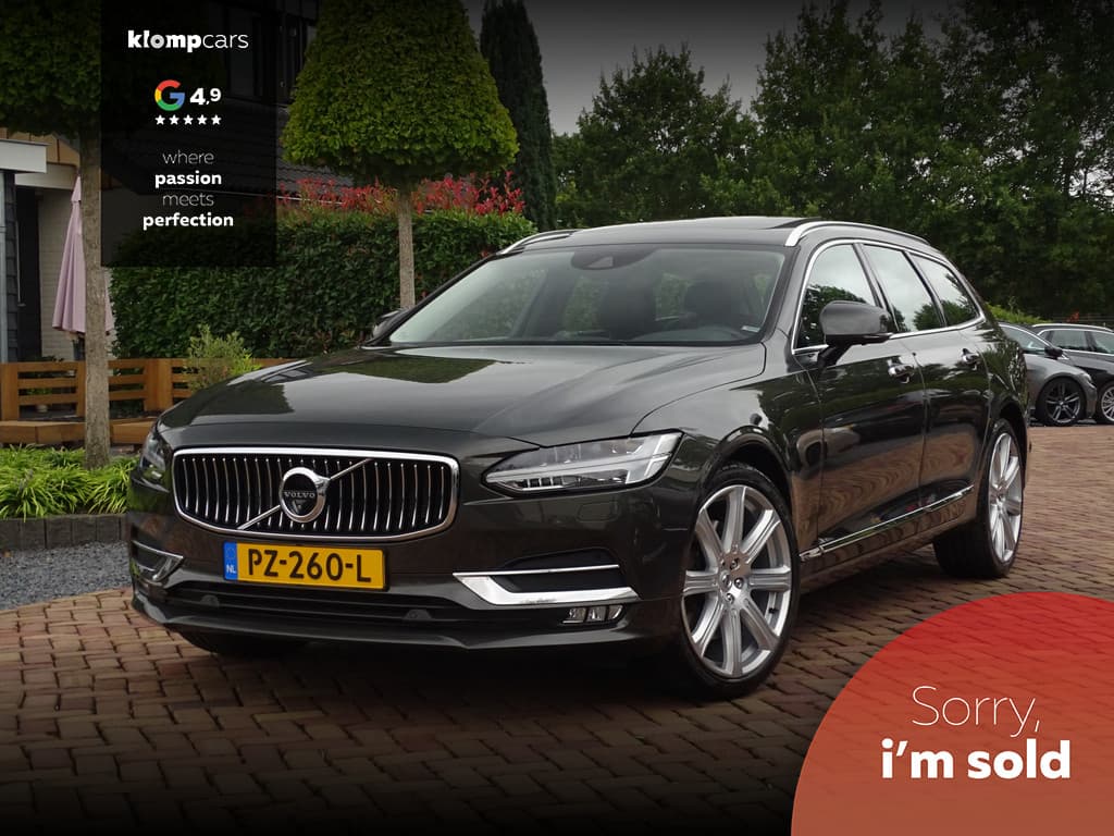Volvo V90 2.0 T5 Inscription Full option | B&W | Carplay | Massage | HUD | Pano | BLISS