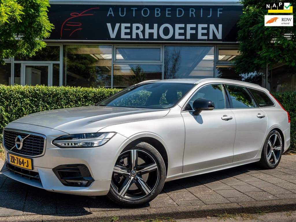 Volvo V90 2.0 T4 R-DESIGN SPORT | APPLE CARPLAY | HARMAN KARDON AUDIO | MEMORY SEATS | TREKHAAK | LEDER | LANE ASSIST | CRUISE