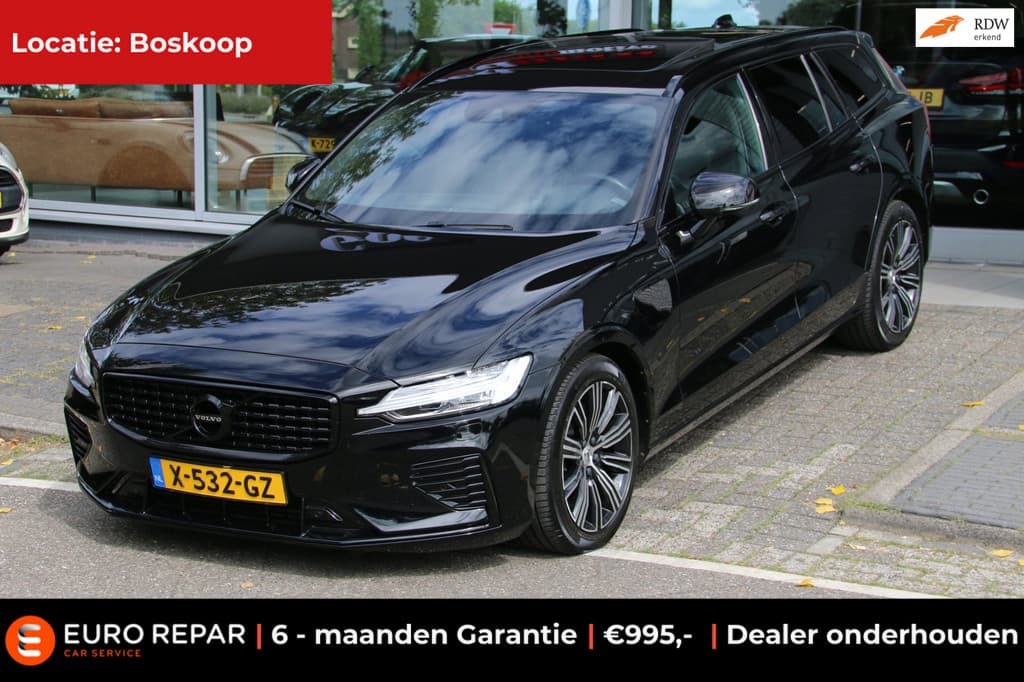 Volvo V60 2.0 T6 Recharge AWD R-Design PANO-DAK TREKHAAK! — foto 1 van 21