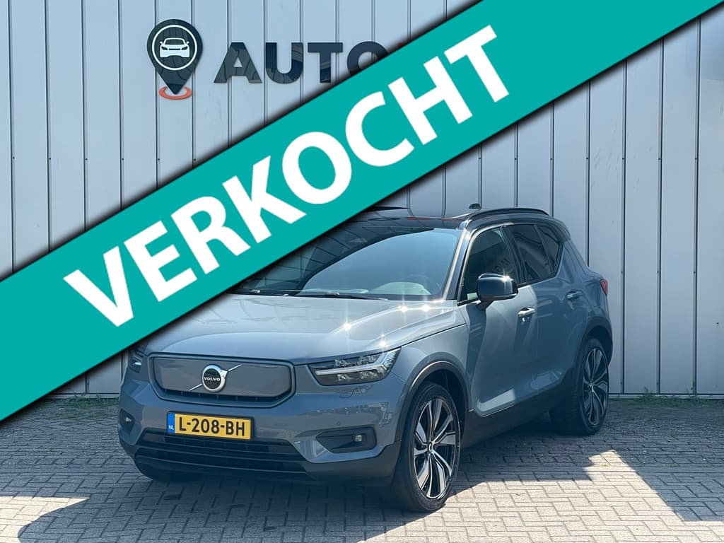 Volvo XC40 Recharge P8 AWD R-Design TREKHAAK|PANO|BLINDSPOT|STOEL+STUURVRM|CAMERA|ADAPT.CRUISE|20''INCH|FULL-LED||PARK.ASSIST|NAVI