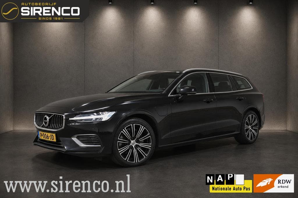 Volvo V60 2.0 T6 Recharge AWD Inscription | leder comfort zetels | 341pk | stoel en stuur verwarming | trekhaak | soh 85% |