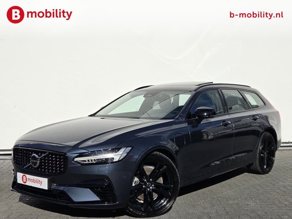 Volvo V90 2.0 T8 Plug-in hybrid AWD Ultra Dark Trekhaak 2100kg Panoramadak NL Auto! — foto 1 van 25