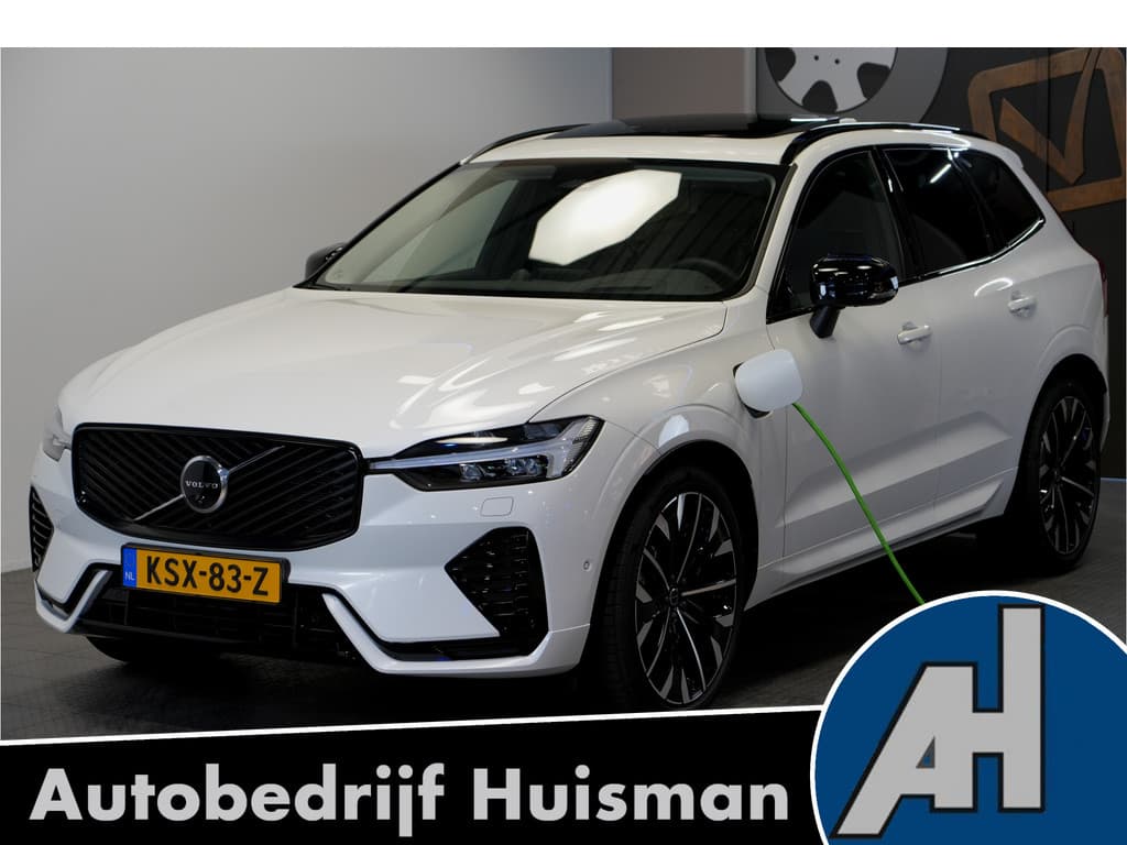 Volvo XC60 2.0 T8 AWD 335kW/456pk Aut8 Recharge Ultra Dark Exec. LUCHTVERING + BOWERS&WILKINS + PANORAMADAK + BLIS + HEAD-UP + PILOT ASSIST + V&A STOEL-&STUURVERWARMING + GOOGLE + STOELVENTILATIE&-MASSAGE + ADAPT.CRUISE + 360 CAMERA + 21" LM-VELGEN!! — foto 1 van 25