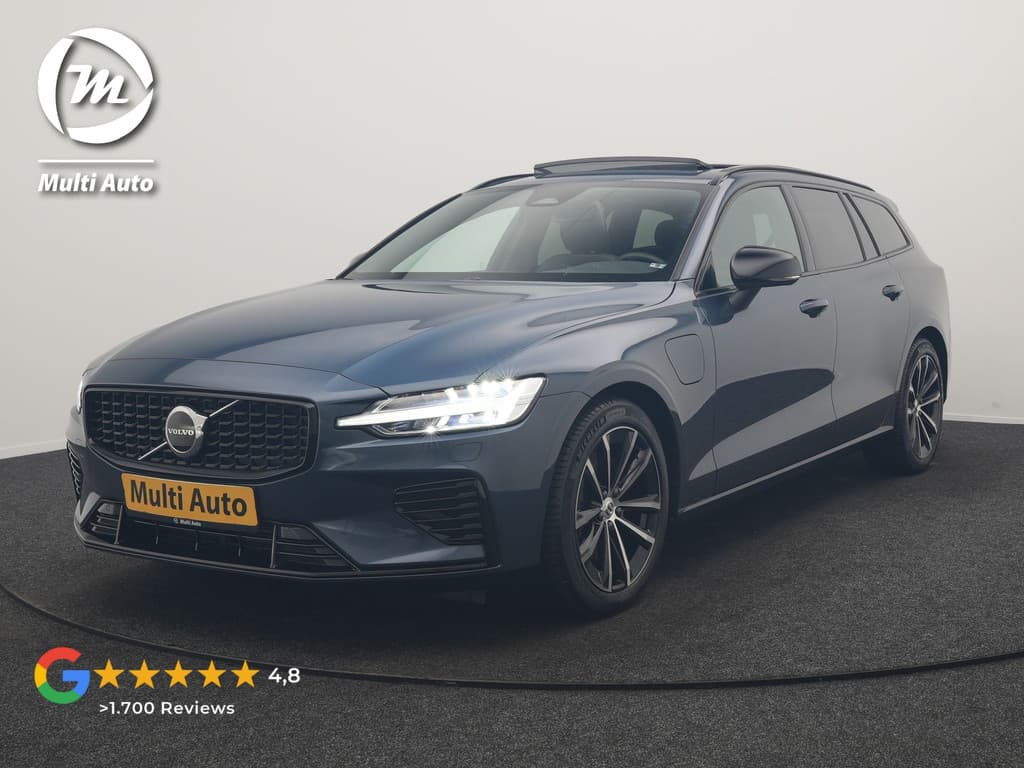 Volvo V60 T6 AWD Plus Dark Long Range PHEV 350pk Dealer O.H. — foto 1 van 25