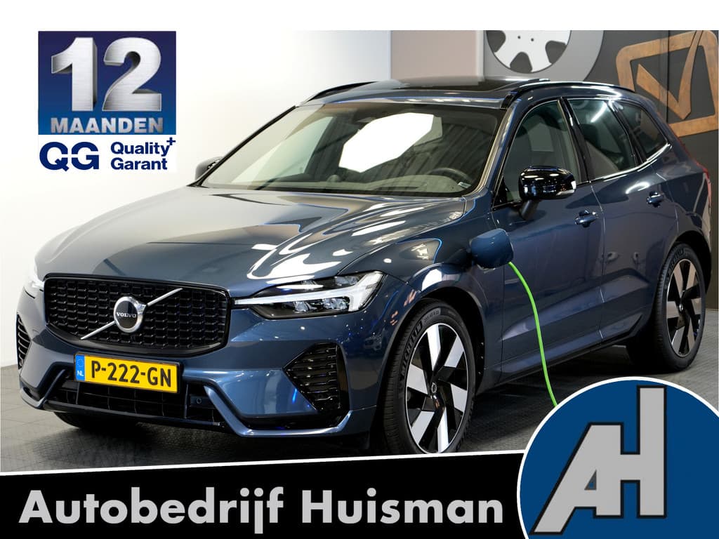 Volvo XC60 2.0 T8 AWD 335kW/456pk Aut8 Recharge Long Range Ultimate Dark LUCHTVERING + BOWERS&WILKINS + ADAPT.CRUISE + PILOT ASSIST + STOEL-&STUURVERWARMING + GOOGLE DASH + KEYLESS ENTRY&GO + LANE ASSIST + CAMERA + EL.TREKHAAK + PARKSENSOREN V&A + 20" LM-VELGEN!! — foto 1 van 25