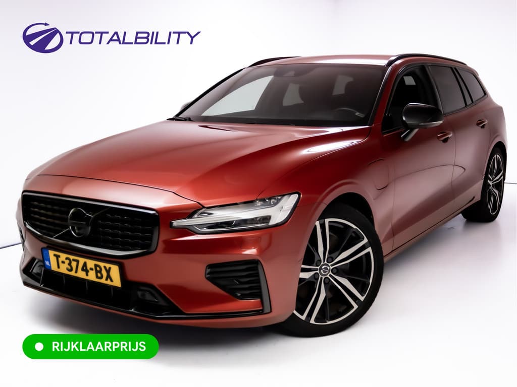 Volvo V60 2.0 T8 Twin Engine AWD R-Design | Stoel-, Stuur- & Achterbank verw. | Elec. trekhaak | 360 Camera | Elec. klep | — foto 1 van 25