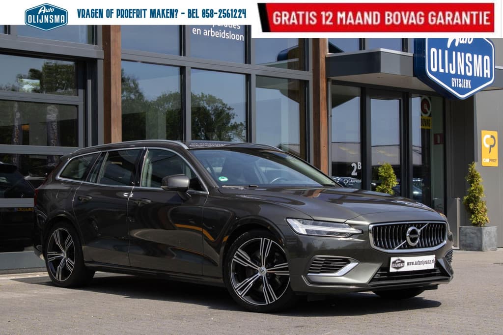 Volvo V60 2.0 T8 PHEV AWD Inscription|Massage|Stoel verwarming + verkoeling|Trekhaak| — foto 1 van 25