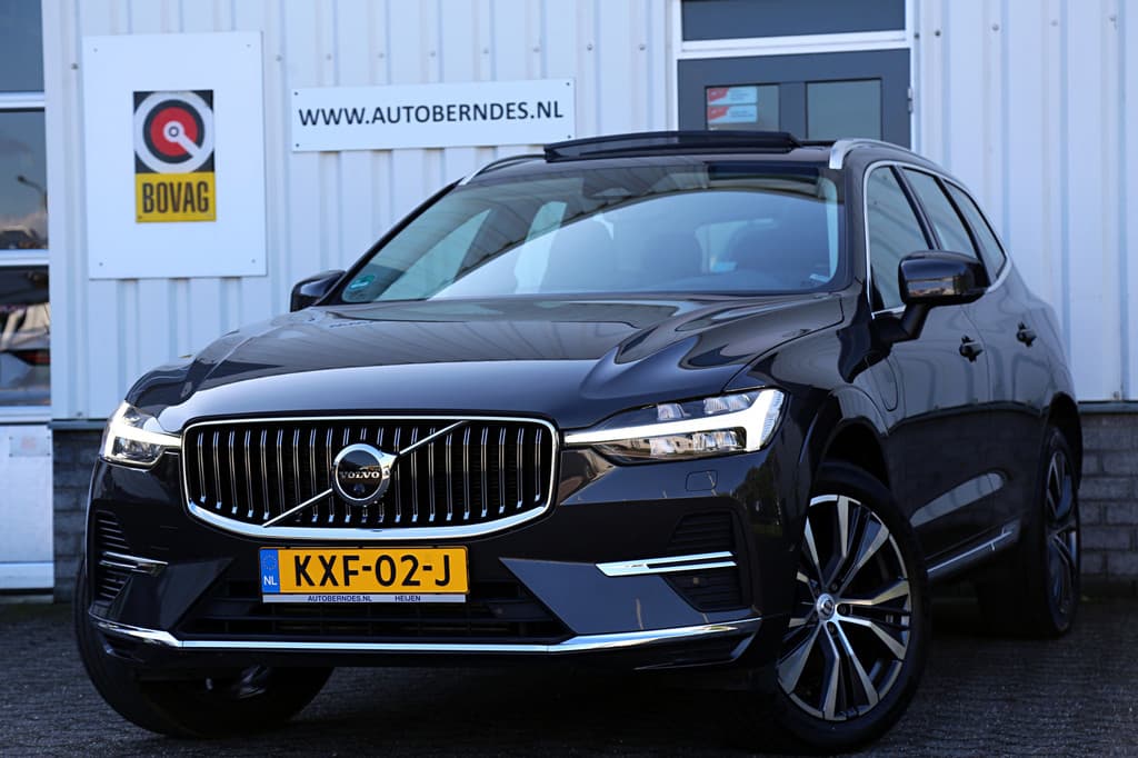 Volvo XC60 2.0 T6 Plug-in hybrid Long Range AWD Inscription*Perfect Volvo Onderh.*ACC/Pilot ass./Elek. Trekhaak/Sport Leder/Stoelverw./Stuurverw./Pano/H&K/360/DAB/Keyless Entry+Go/Apple Carplay-Android/20 inch LM* — foto 1 van 25