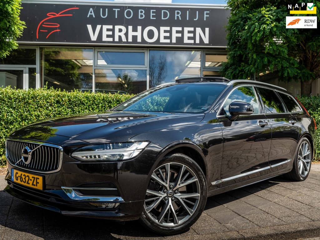Volvo V90 2.0 T4 Inscription - MASSAGE - FULL OPTION - PANORAMADAK - AUTOMAAT - APPLE CARPLAY - DEALER ONDERHOUDEN !