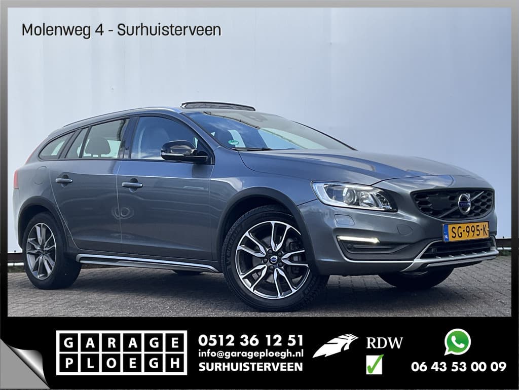 Volvo V60 Cross Country 2.0 T5 Polar+ Pano Memory Camera Navi Dealer Onderhouden!!