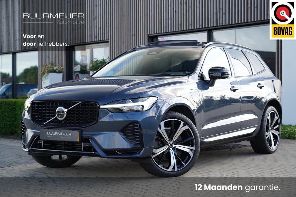 Volvo XC60 T8 Plug-in hybrid AWD Ultimate Dark Long Range | SOH 95% | Trekhaak | Schuif/kanteldak | Stoel & stuurwielverwarming | Head-up display | Adaptieve cruise control | Lederen dashboard | Dealer onderhouden | — foto 1 van 25