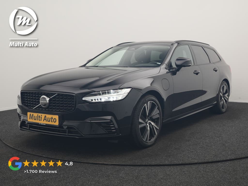 Volvo V90 2.0 T6 Plug-in hybrid AWD Plus Dark LONG RANGE PHEV 350pk Dealer O.H — foto 1 van 25
