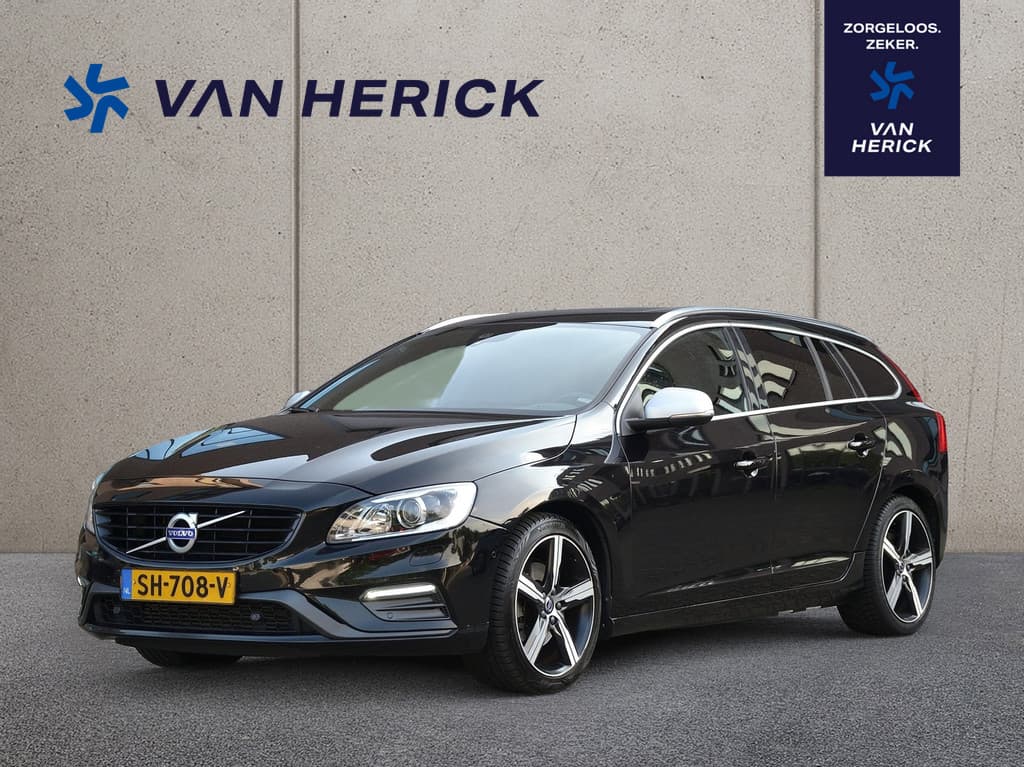 Volvo V60 2.0 T4 190PK Business Sport Automaat | Leder | Achteruitrijcamera | Schuif/kanteldak — foto 1 van 25