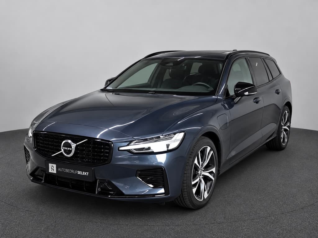 Volvo V60 2.0 T6 Recharge AWD R-Design | SOH 97% | Pano | Memory | Pilot Assist | Denim Blue | Carplay | Keyless — foto 1 van 4