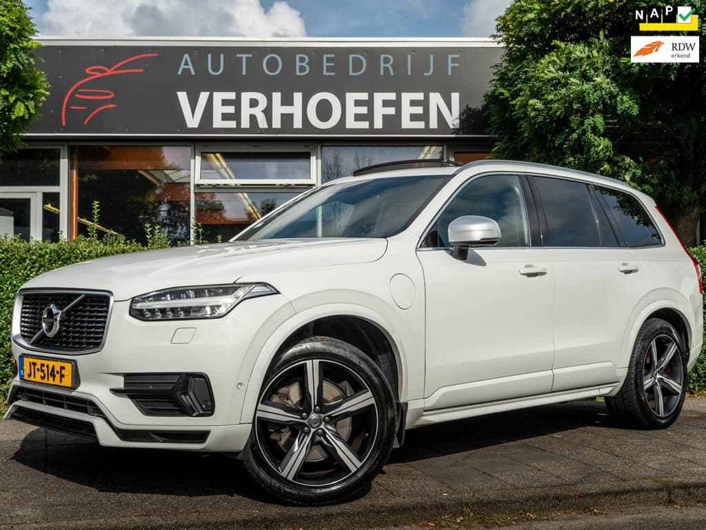 Volvo XC90 2.0 T8 Twin Engine AWD R-DESIGN | FULL OPTION | 360 CAM | CARBON | B&W AUDIO | MEMORY | PILOT ASSIST | TREKHAAK | NAP — foto 1 van 25