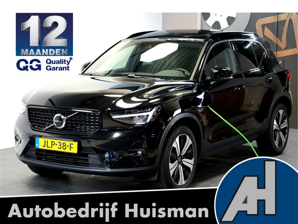 Volvo XC40 1.5 T4 Plug-in Hybrid 155kW/211pk DCT7 Ultimate Dark PANORAMADAK + HARMAN/KARDON + LEER/ALCANTARA + CRUISE + NAVI SENSUS + LANE ASSIST + EL.STOELEN + STOEL-&STUURVERWARMING + CAMERA + KEYLESS + EL.TREKHAAK + PARKSENSOREN V&A + 19” LM-VELGEN!! — foto 1 van 25