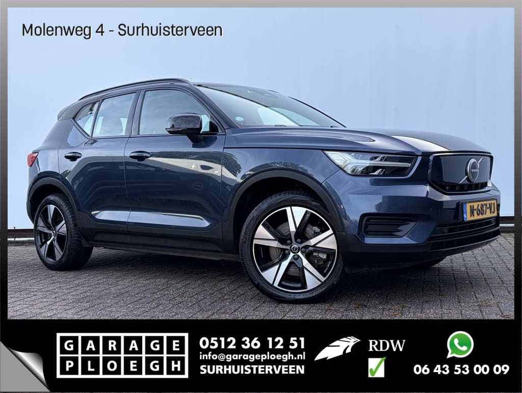 Volvo XC40 Recharge Plus SOH 95% Warmtepomp Elek.Trekhaak Stoelverw Carplay Orig.NL 100% Elektrisch! — foto 1 van 25