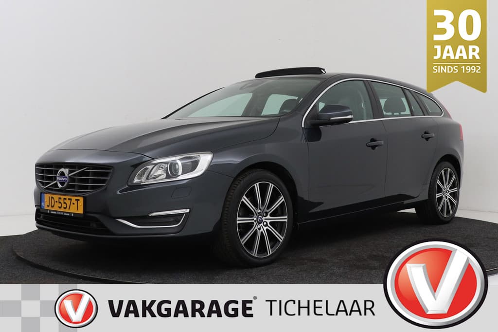 Volvo V60 2.0 T4 Nordic+ | Org NL | Schuif-/Kanteldak | Leer | Stoelverwarming | Camera | Cruise Control | Climate Control | — foto 1 van 25