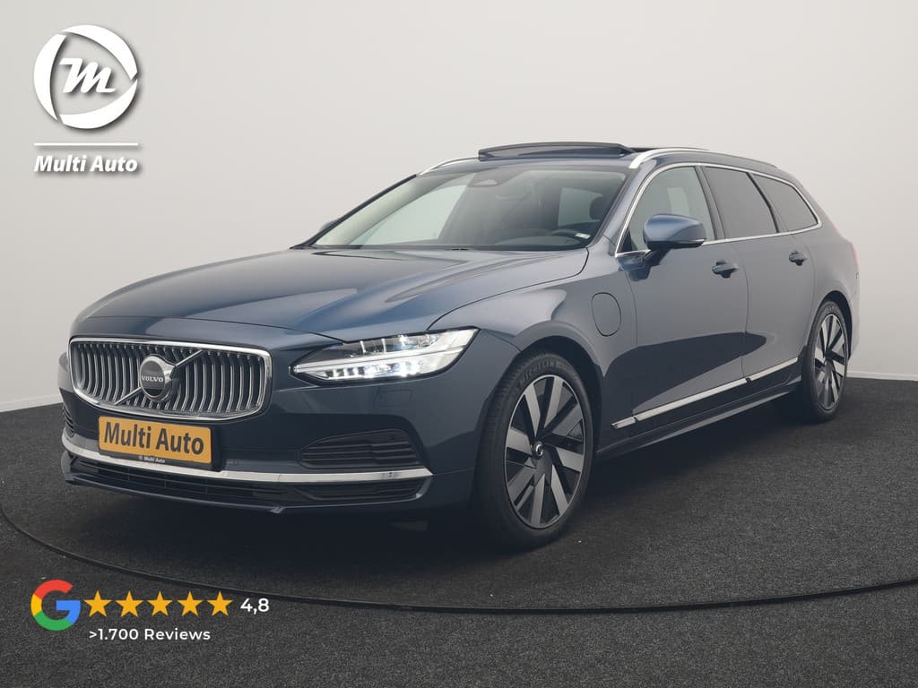 Volvo V90 T6 AWD Plus Bright LONG RANGE PHEV 350pk Dealer O.H.