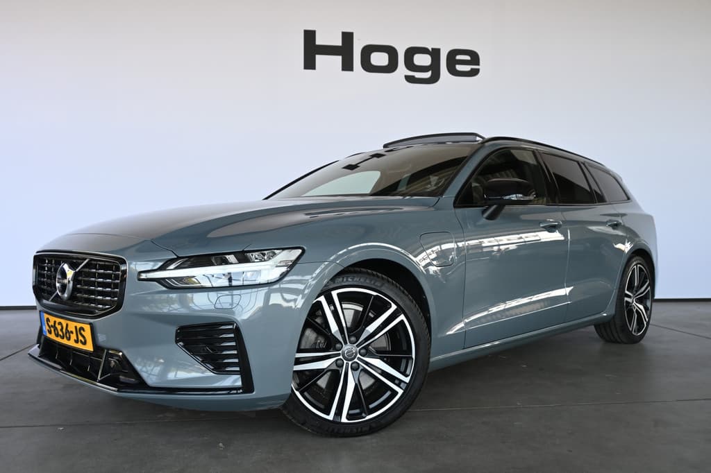 Volvo V60 2.0 T8 Plug-in hybrid AWD Plus Bright Panoramdak Stoelverwarming Carplay Led Adaptieve Cruise Clima Lane Assist Camera 100% Onderhouden! Inruil Mogelijk!
