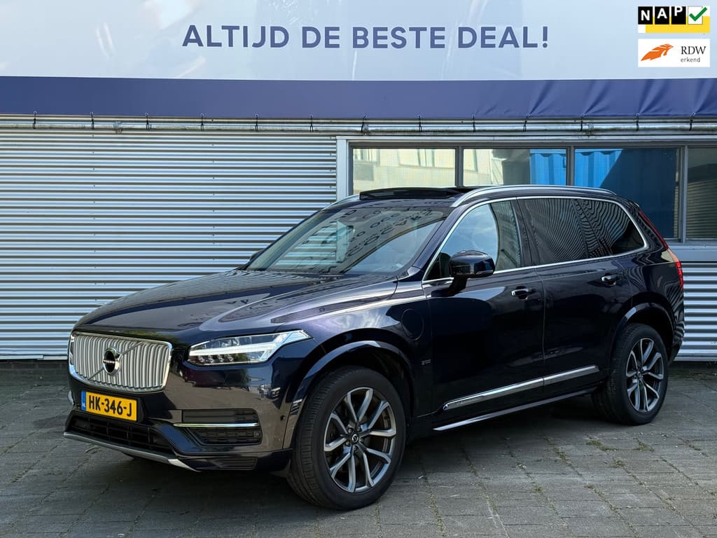 Volvo XC90 2.0 T8 Twin Engine AWD Inscription luxe 78,92% SOH l 7 Persoons l Pano l Trekhaak l Pilot Assist l Park Assist l Head